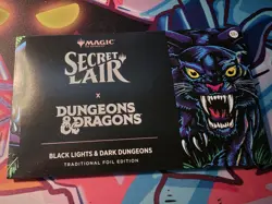 MtG Black Lights & Dark Dungeons Secret Lair Sealed FOIL - Image 1