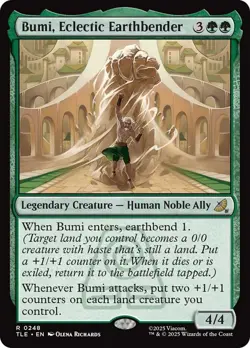 MTG Avatar Eternal Jumpstart R Bumi, Eclectic Earthbender #0248 - Image 1