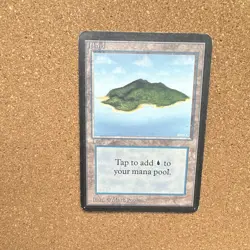 Alpha Island (A), Land, Magic the Gathering, English, Mark Poole - Image 1