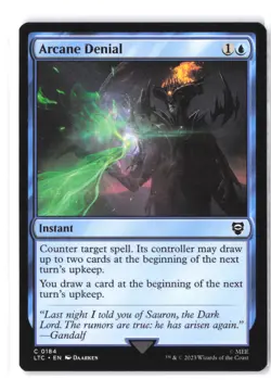 Arcane Denial 184 NM Commander: The Lord of the Rings: Tales of Middle-earth - Image 1