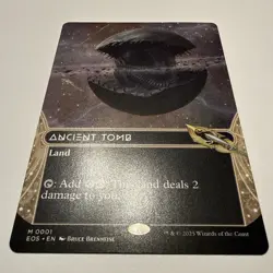 X1 non foil borderless Ancient Tomb EOS #0001 - Image 3