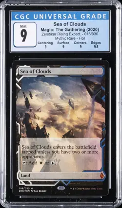 2020 MAGIC: THE GATHERING #016/030 SEA OF CLOUDS CGC 9 - Image 2