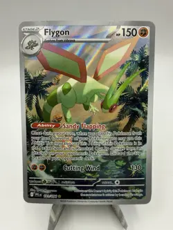 Pokemon Flygon 101/094 Me02: Phantasmal Flames Illustration Rare Holo - Image 1