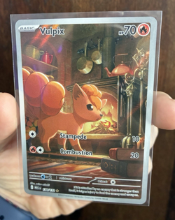 Vulpix Full Art, Pokemon Near Mint, Mega Evolution, Illustration Rare, 138/132 - Image 2