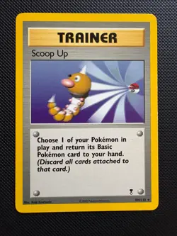 Vintage Pokemon TCG - Scoop Up 104/110 Trainer - Legendary Collection - LP - Image 1