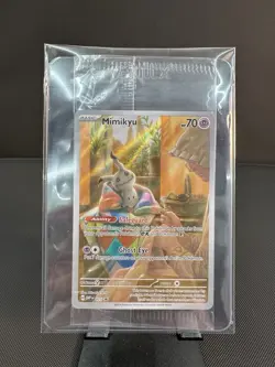 SEALED Mimikyu SVP075 Black Star Promo Pokemon Card From Paldean Fates ETB - Image 3