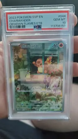 Charmander 044 Sv: Scarlet & Violet Promo Cards Holo PSA 10 - Image 1