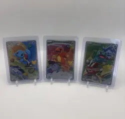 First Partner Illustration Collection Series 1 Kanto GEN 1 Starters Pokemon TCG - Image 1