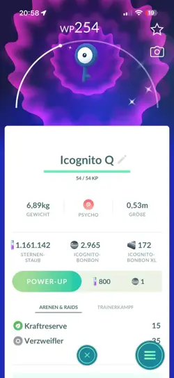 !!!Pokemon GO ✨Shiny Icognito ( Q ) Unown - Image 1