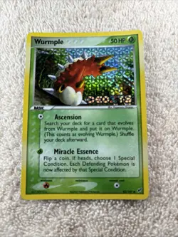 Wurmple - #82/107 - EX Deoxys - Stamped Reverse Holo Pokemon - Image 1