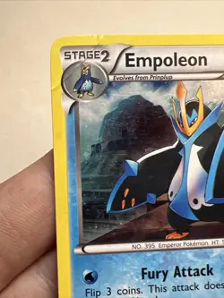 DAMAGED Empoleon BW56 Holofoil Black and White Promos AUTHENTIC Pokemon Card - Image 5