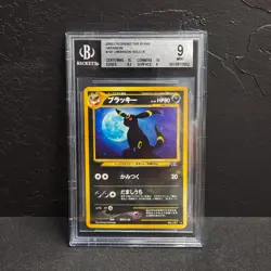 2000 Pokemon Japanese Neo 2 Umbreon #197 Holo Rare BGS 9 Mint Subgrades! - Image 1