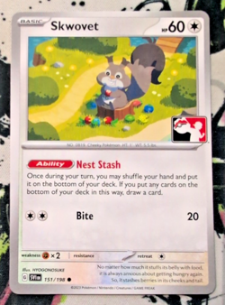 Skwovet 151/198 Pokemon Play! Prize Pack Series 3 - Image 1