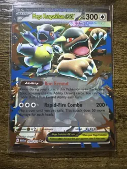Mega Kangaskhan ex 104/132 Double Rare Holo, Mega Evolution, Pokemon TCG, NM - Image 1
