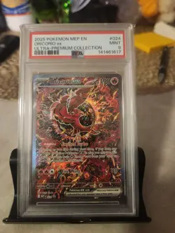 2025 POKEMON MEP EN PROMO Phantasmal Flames #024 ORICORIO ex UPC PSA 9 - Image 1