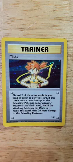 POKEMON GYM HEROES #18/132 MISTY HOLO RARE - Image 1