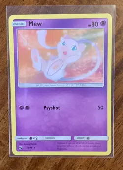 2019 Pokemon Sun & Moon Hidden Fates #32 Mew - Image 1