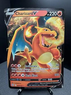 Pokemon TCG SWSH Brilliant Stars Charizard V 017/172 Ultra Rare Holo NM! - Image 1