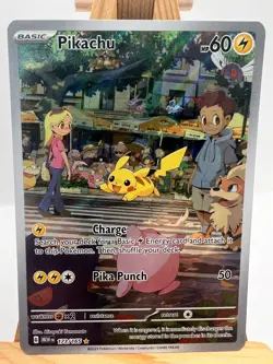 Pokemon TCG - S&V 151 - 173/165 Pikachu - Illustration Rare - NM/M - Image 1