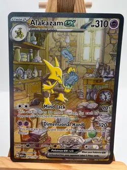 Pokemon TCG - S&V 151 - 201/165 Alakazam ex - Special Illustration Rare - NM/M - Image 1