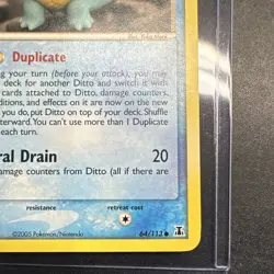 Nintendo Ditto 64/113 Delta Species Uncommon 60 HP Regular English 2005 - Image 4