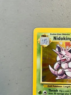 Nidoking – Pokemon Base Set - Unlimited - 11/102 – Holo rare – LP - Image 2