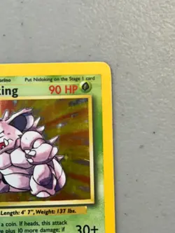 Nidoking – Pokemon Base Set - Unlimited - 11/102 – Holo rare – LP - Image 3