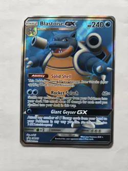Pokemon Blastoise GX SM189 Promo Holo GX Stage 2 HP240 English 2019 - Image 1