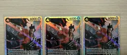 Lot Of 3: Kin'emon OP16-082 SR The Time of Battle Foil English One Piece - Image 2