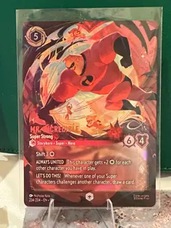 Mr. Incredible Super Strong 234/204 EN 12Enchanted Wilds Unknown Disney Lorcana - Image 4