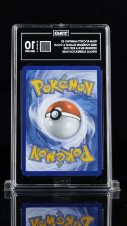 Pokemon Team Rocket's Mewtwo ex Card 10 Graded Special Illustration Rare - Image 2
