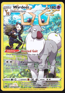 Wyrdeer TG06/TG30 Astral Radiance Trainer Gallery Pokemon TCG Card NM - Image 1