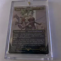 Terra, Herald of Hope (Borderless) (Surge Foil) Commander: Final Fantasy Foil - Image 2