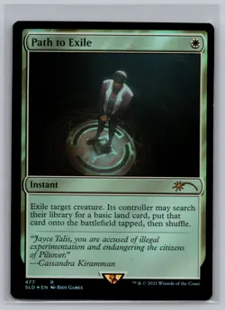 Path to Exile FOIL 477 Magic Gathering MTG Secret Lair Arcane League of Legends - Image 1