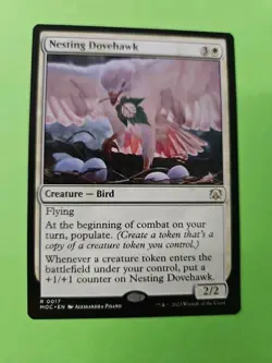 Nesting Dovehawk Magic: The Gathering Commander: March of the Machine #0017 - Image 1