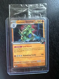 Team Rockets Tyranitar Pokemon Center Stamp Promo - Image 1