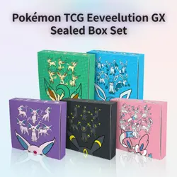 Pokemon TCG Eeveelution GX Sealed Box Set Combo - Sun & Moon - Image 1