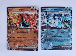 Pokemon Hearthflame & Wellspring Mask Ogerpon Ex 040 & 064 Masquerade Stamped - Image 1
