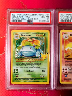 Pokemon Charizard Blastoise Venusaur Celebrations Collection Base Set PSA 10 - Image 2