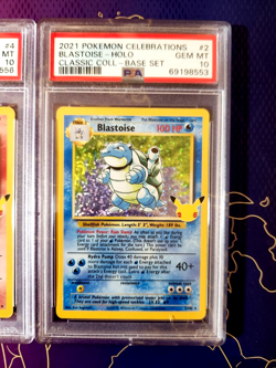 Pokemon Charizard Blastoise Venusaur Celebrations Collection Base Set PSA 10 - Image 4