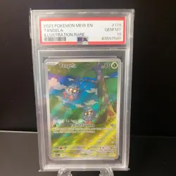 2023 POKEMON MEW EN-151 ILLUSTRATION RARE #178 TANGELA PSA 10 - Image 1