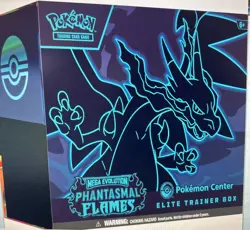 Confirm PRESALE Mega Evo Phantasmal Flames Pokemon Center ETB Elite Trainer Box - Image 1