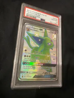 Espeon GX SV60/SV94 Full Art Shiny Hidden Fates Pokemon TCG PSA 10 - Image 3