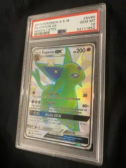 Espeon GX SV60/SV94 Full Art Shiny Hidden Fates Pokemon TCG PSA 10 - Image 5