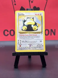 Snorlax 30/130 Base Set 2 WOTC Pokemon TCG Regular Rare 1999 LP - Image 2