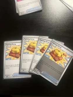 4X Mega Evolution English: Fighting Gong - #116/132 +1 Reverse Holo PLAYSET - Image 1