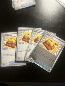 4X Mega Evolution English: Fighting Gong - #116/132 +1 Reverse Holo PLAYSET - Image 2