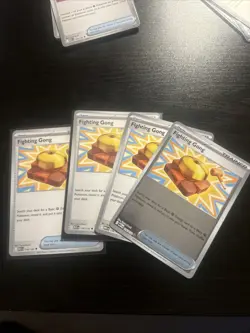 4X Mega Evolution English: Fighting Gong - #116/132 +1 Reverse Holo PLAYSET - Image 3