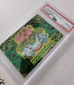 Fushigibana (Venusaur) - 1999 Meiji Embossed Promo *PSA 8 - NM-MT* Pokemon Card - Image 3