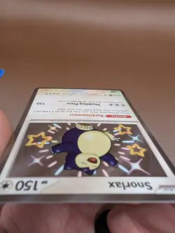 Pokemon TCG Snorlax 202/091 Shiny Holo Rare Paldean Fates - Image 3